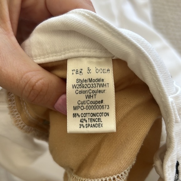 RAG & BONE white jeans - Picture 10 of 11